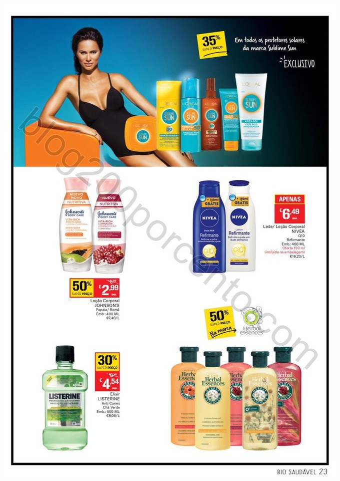 Novo Folheto CONTINENTE Bio &amp; Saudável promoçõe