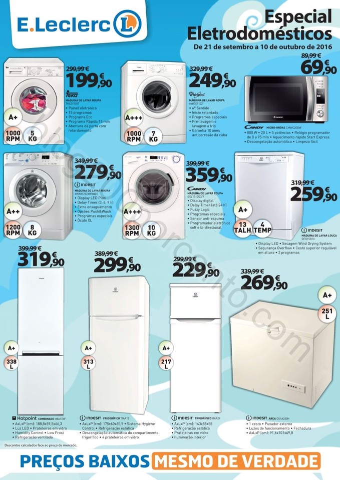 Novo Folheto E-LECLERC Extra Promoções de 21 set