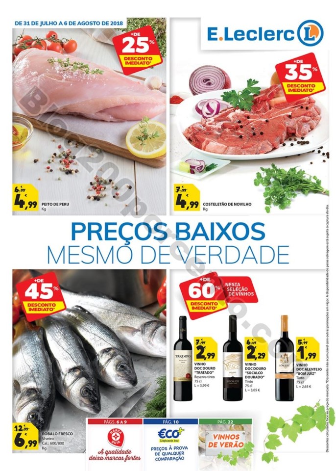 Antevisão Folheto e-leclerc 31 julho a 6 agosto p
