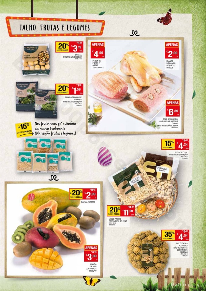 Antevisão Folheto CONTINENTE - MODELO Páscoa Pro