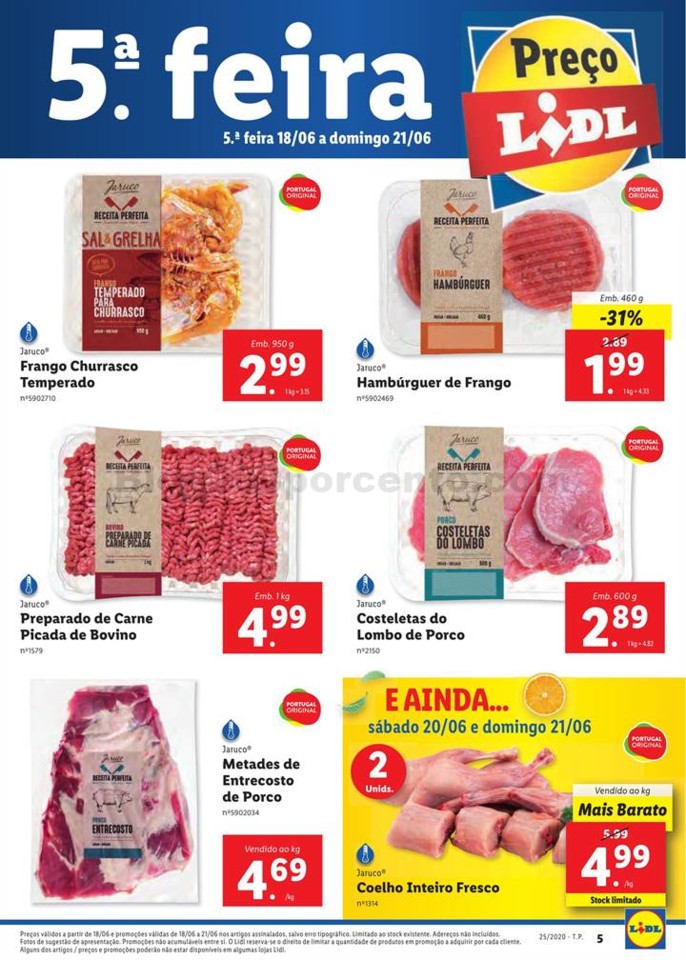 Antevisão Folheto LIDL Promoções de 15 a 21 jun