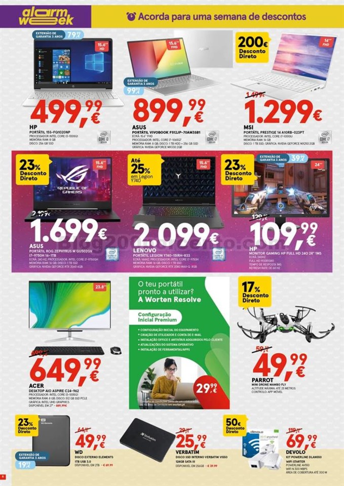 Antevisão Folheto WORTEN Promoções de 10 a 17 j