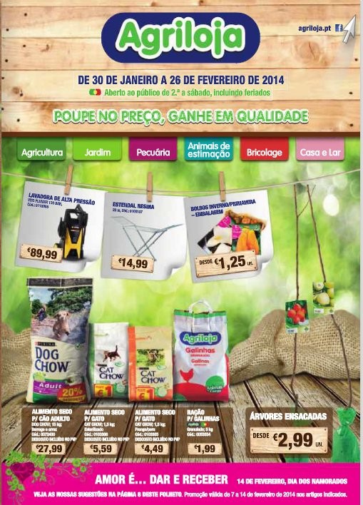 Antevisão folheto | AGRILOJA | de 30 janeiro a 26 fevereiro