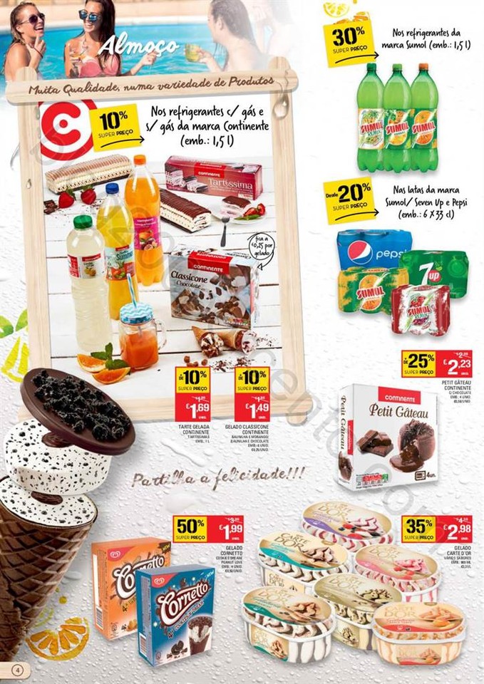 Antevisão Folheto CONTINENTE Gelados e Refrigeran
