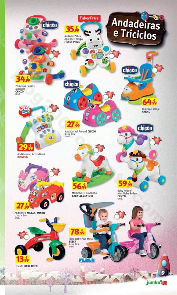 Antevisão Folheto JUMBO Brinquedos Natal promoç