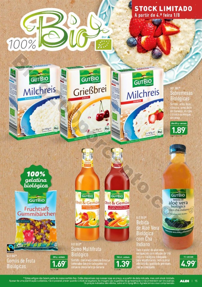 Antevisão Folheto ALDI Promoções a partir de 1 