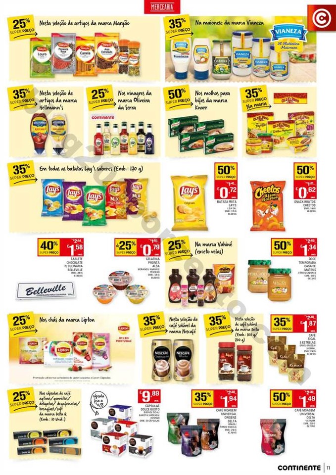 Antevisão Folheto CONTINENTE Promoções de 11 a 