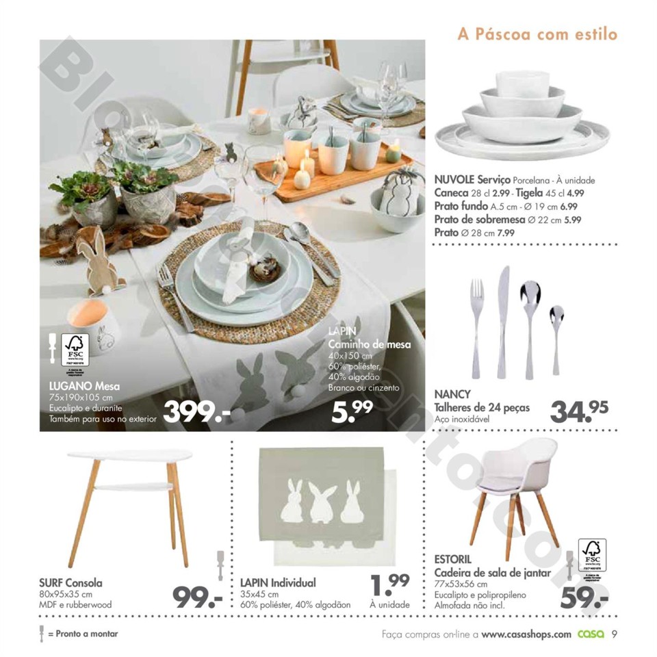 Antevisão Folheto CASA Páscoa promoções de 26 