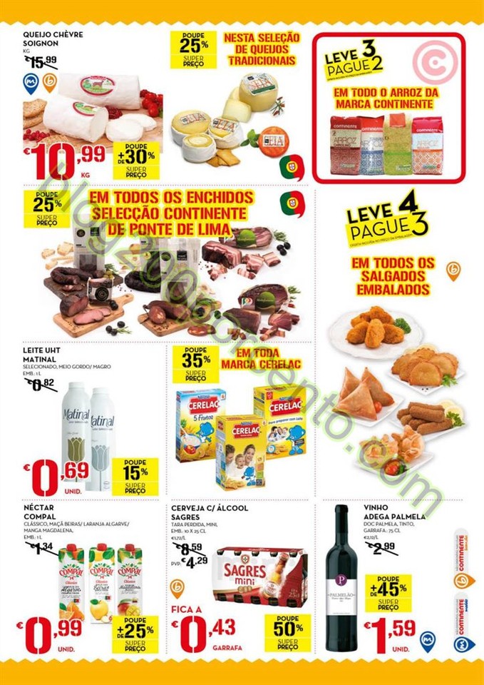 Antevisão Folheto CONTINENTE Fim de semana de 15 