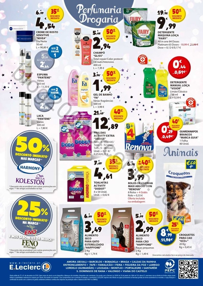 Antevisão Folheto E-LECLERC Promoções de 27 a 3
