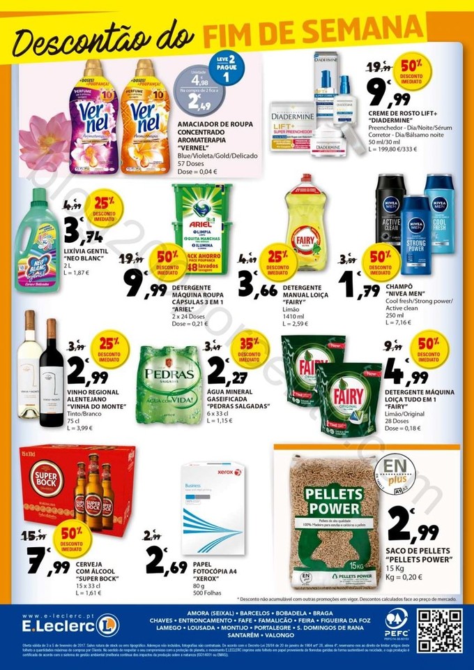 Antevisão Folheto E-LECLERC Fim de semana promoç