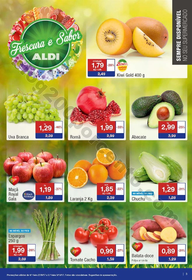 01 antevisão Folheto ALDI promoções a partir de