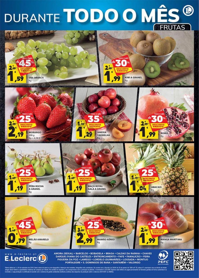 Antevisão folheto E-LECLERC Frescos promoções d