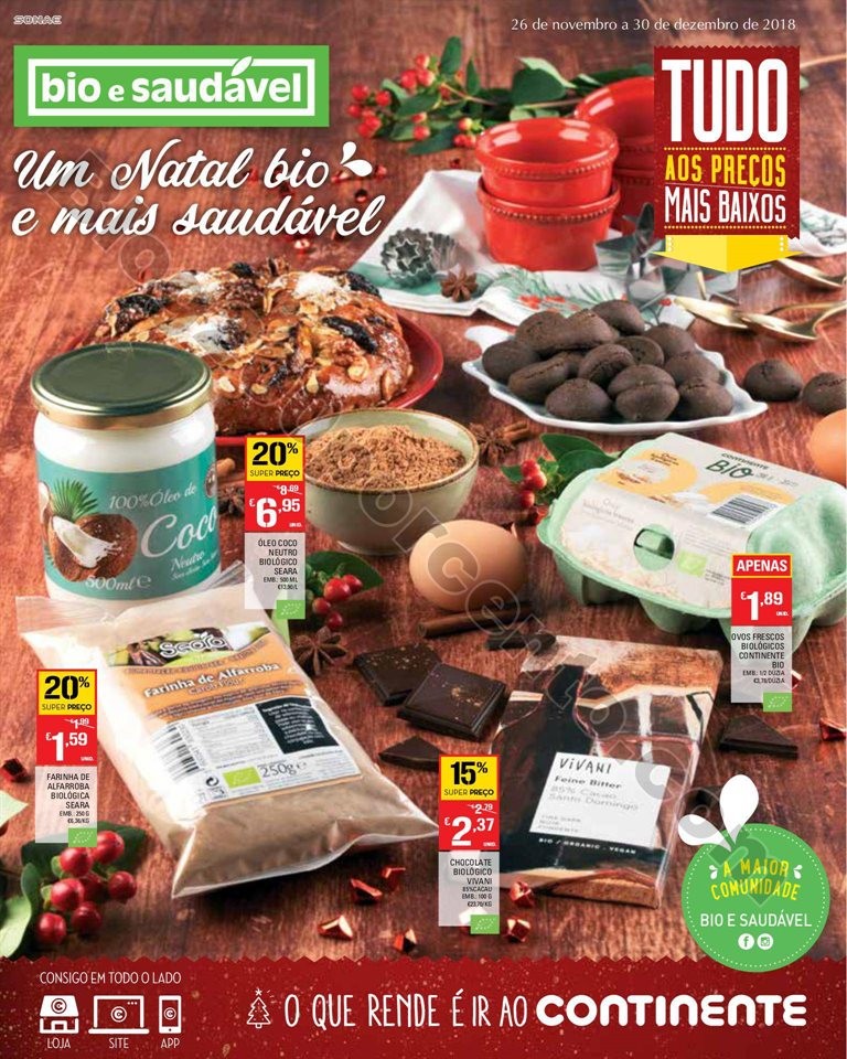 Antevisão Folheto CONTINENTE Bio &amp; Saudável - 26