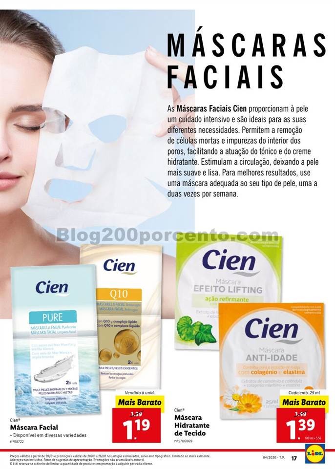 Antevisão Folheto LIDL Beleza Promoções de 20 a
