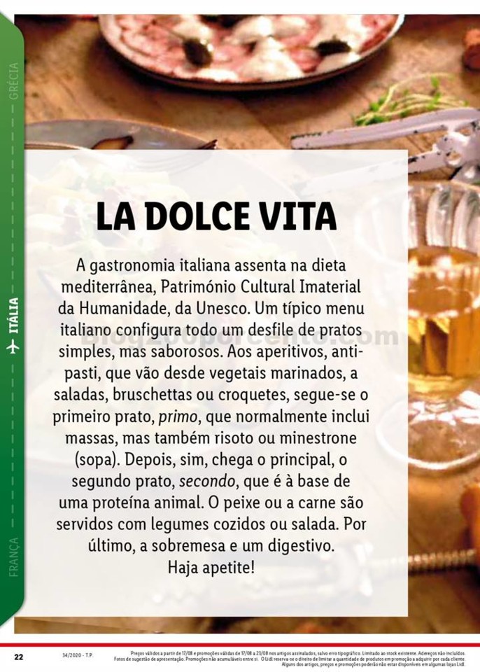 Viagem de Sabores LIDL Promoções a partir de 17 