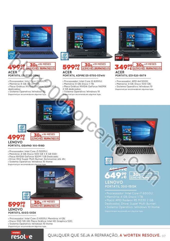 Novo Folheto WORTEN Tecnologia promoções de 6 a 