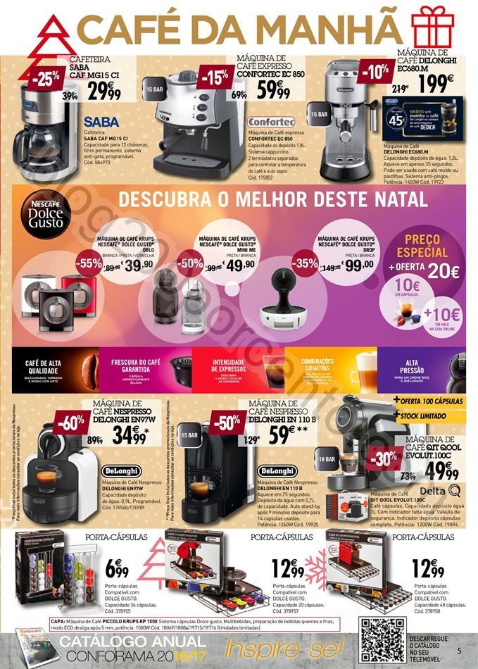 Novo Folheto CONFORAMA Promoções de 15 a 31 deze