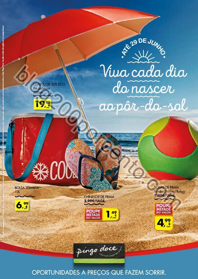 Antevisão Folheto PINGO DOCE Bazar - verão promo