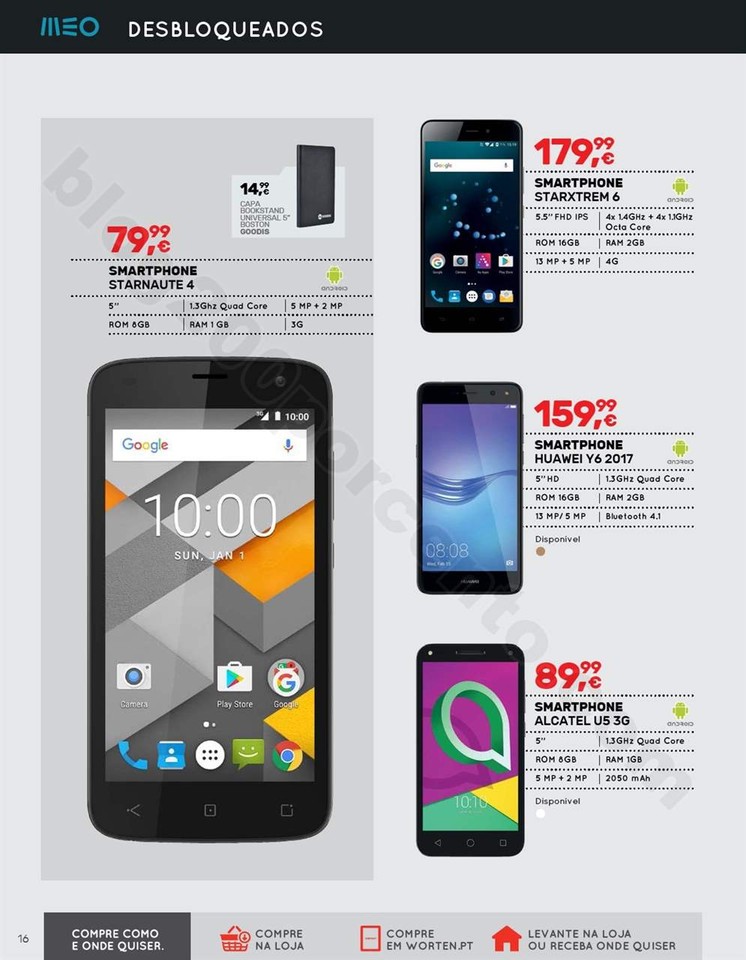 Antevisão Folheto WORTEN Mobile Promoções de 9 