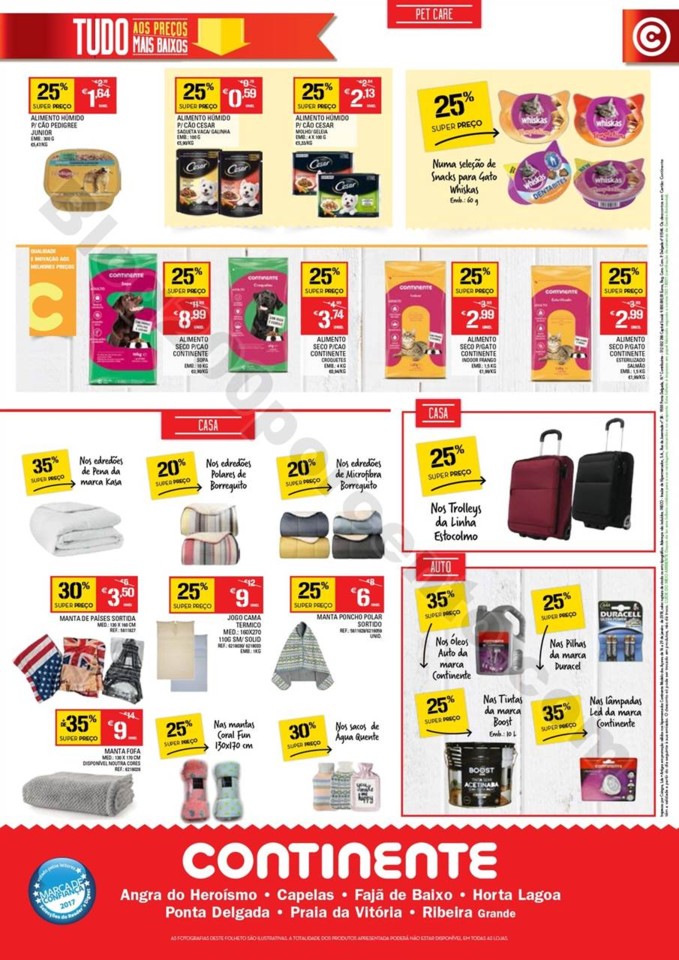 Antevisão Folheto CONTINENTE Açores promoções 