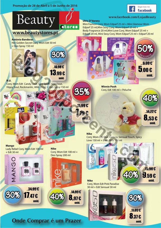 Novo Folheto BEAUTY STORES Promoções de 28 abril