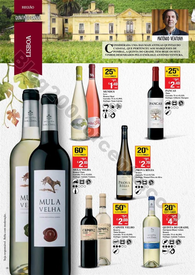 Antevisão Folheto CONTINENTE Feira de vinhos - 20