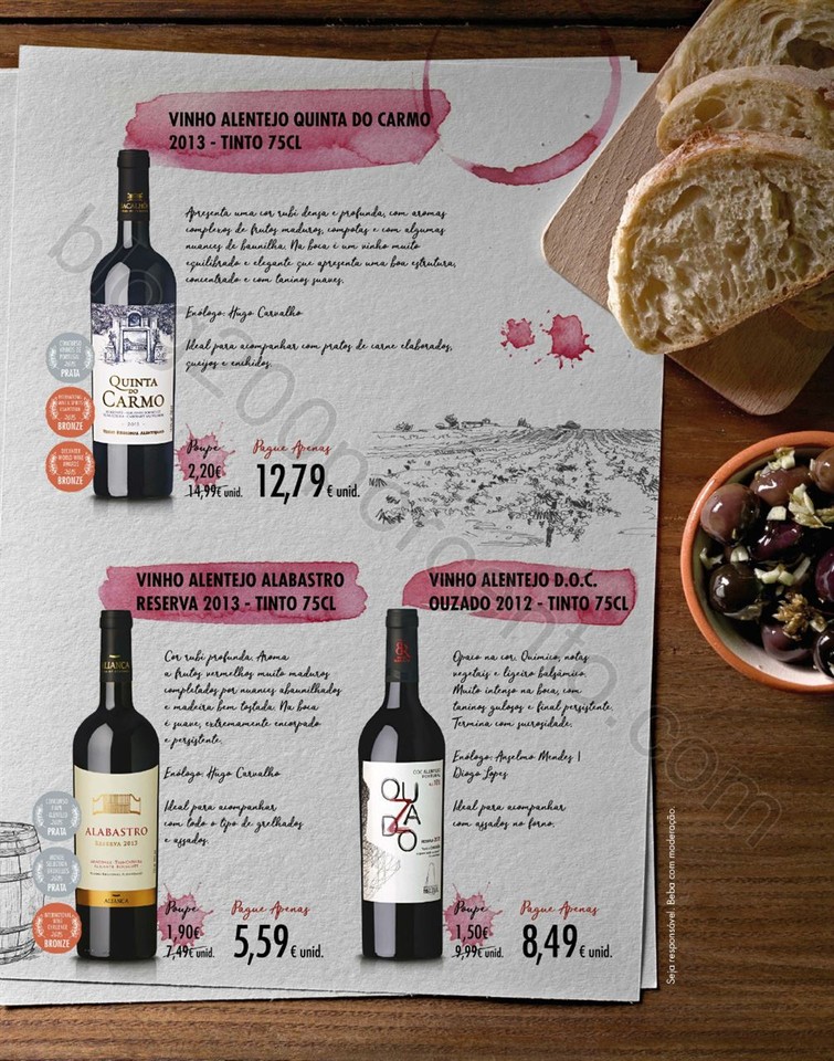 Novo Folheto PINGO DOCE Vinhos &amp; Sabores promoçõ