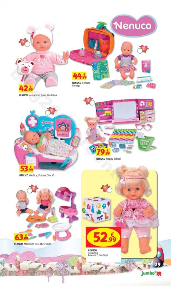 Antevisão Folheto JUMBO Brinquedos Natal promoç