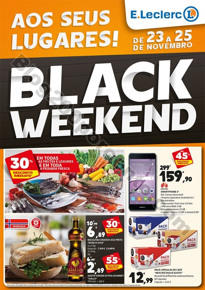 Black Weekend E-LECLERC Promoções de 23 a 25 nov