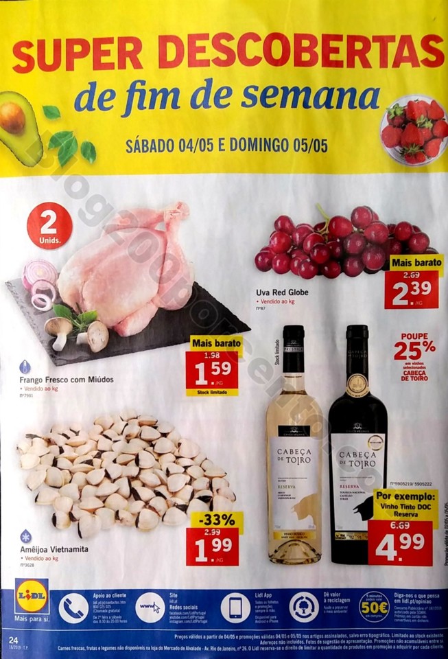 antevisao folheto lidl promocoes de 29 abril a 5 m
