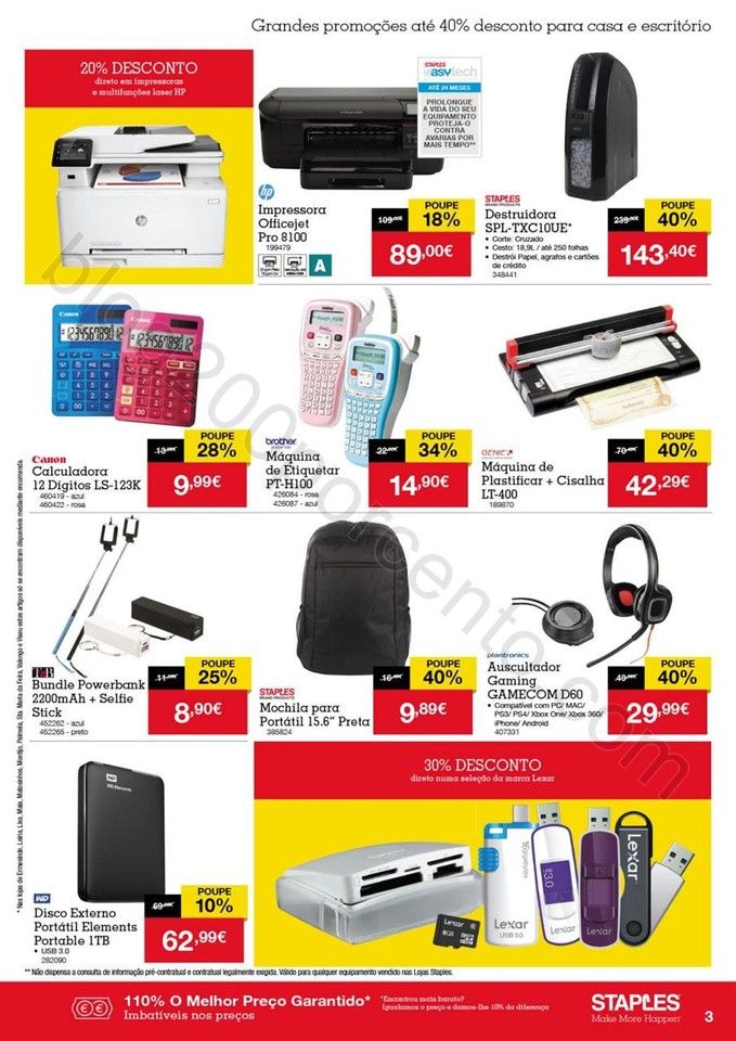 Antevisão Folheto STAPLES Extra Promoções de 19