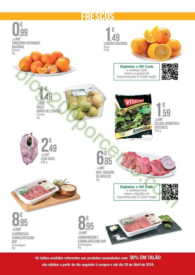 Novo Folheto EL CORTE INGLÉS promoções de 28 ma