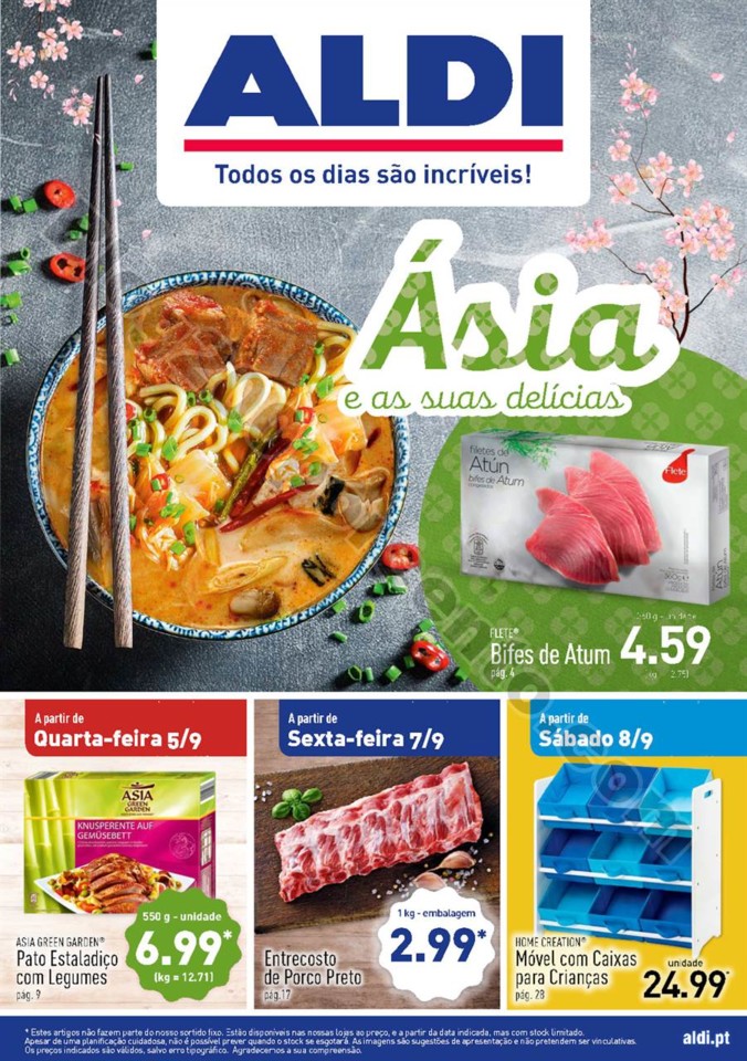 Antevisão Folheto ALDI Promoções a partir de 5 