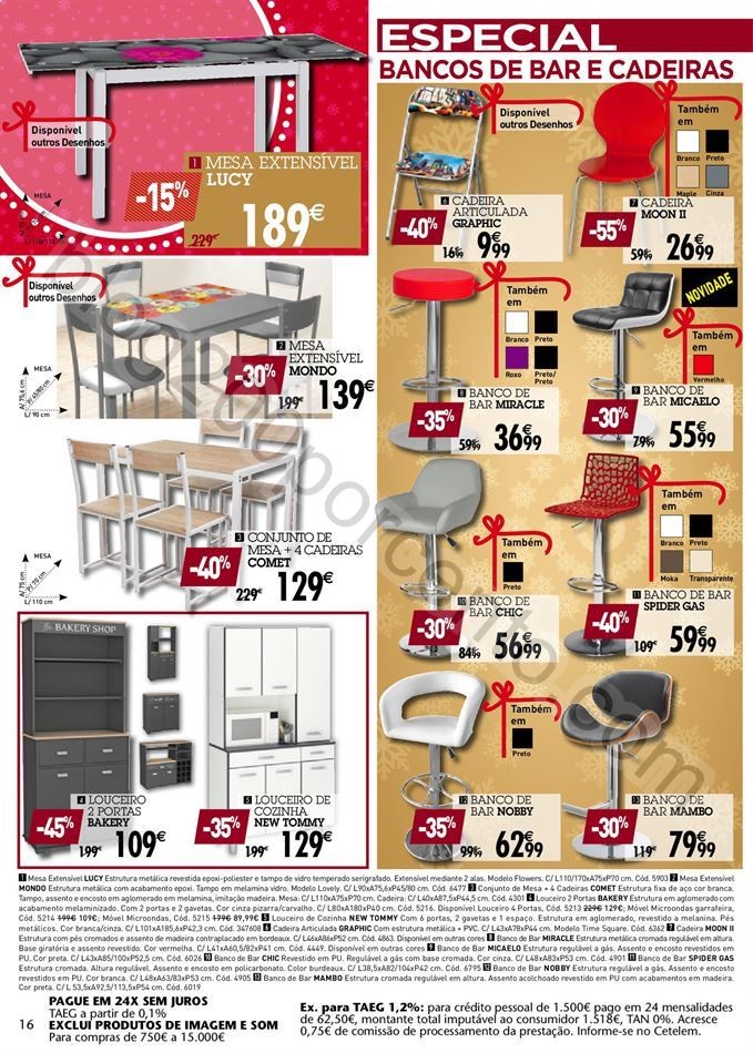 Novo Folheto CONFORAMA Promoções de 15 a 31 deze