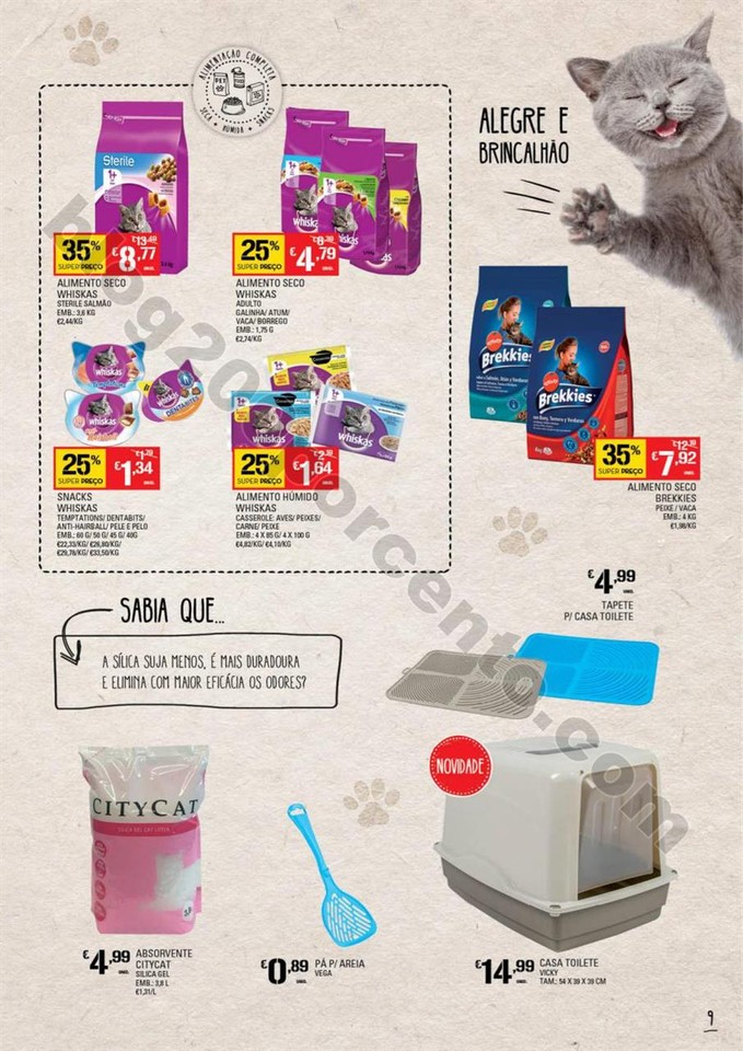 Antevisão Folheto CONTINENTE Pets promoções de 