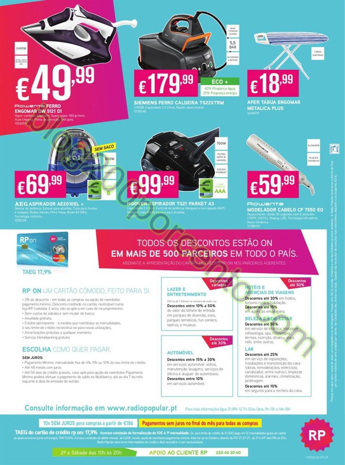 Antevisão Folheto RADIO POPULAR promoções de 16