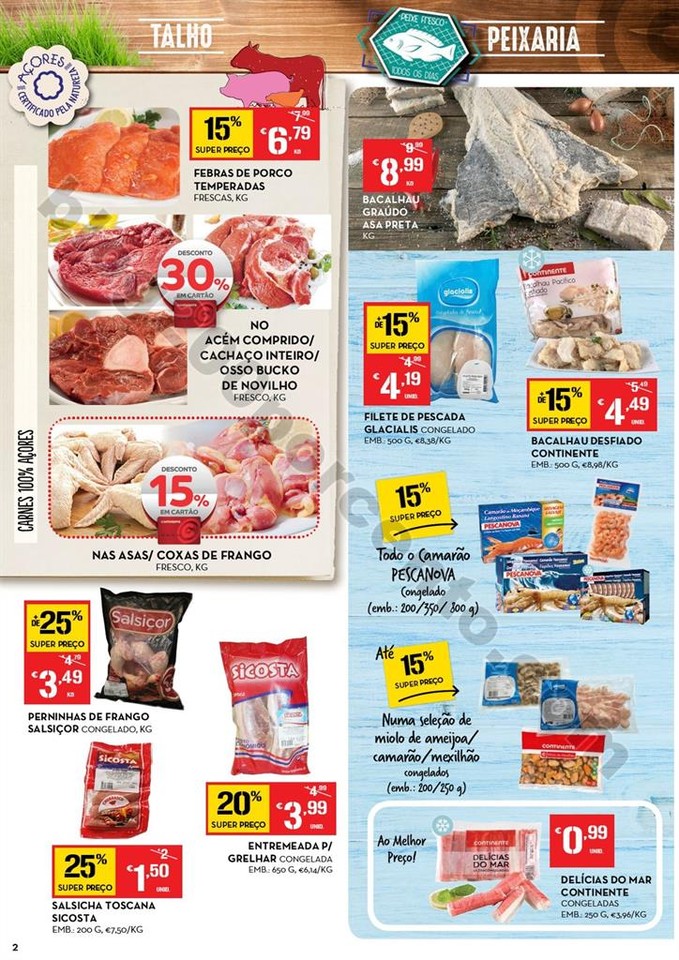 Novo Folheto CONTINENTE Açores promoções até 2