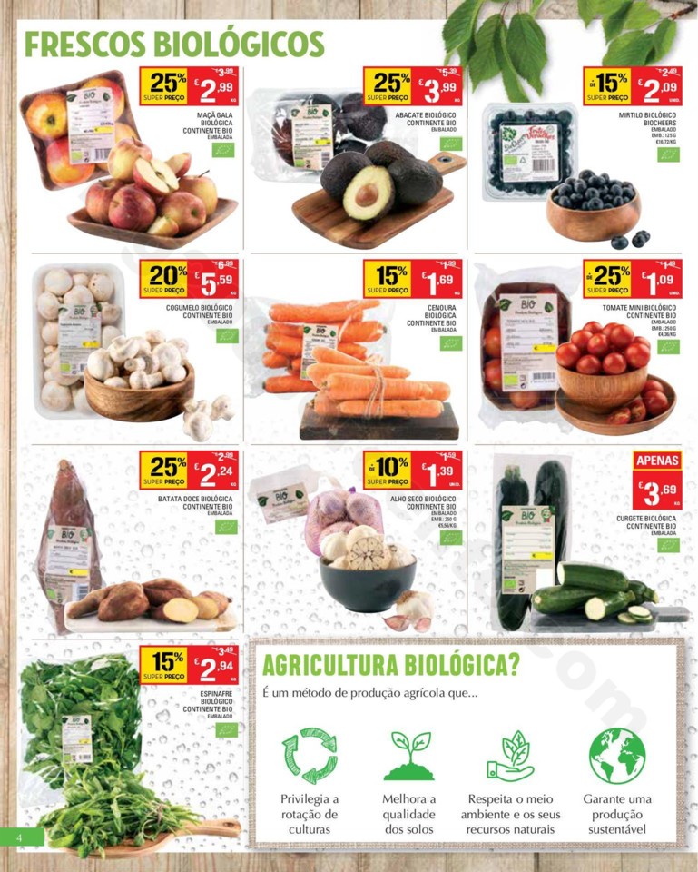 Antevisão Folheto CONTINENTE Bio &amp; Saudável prom