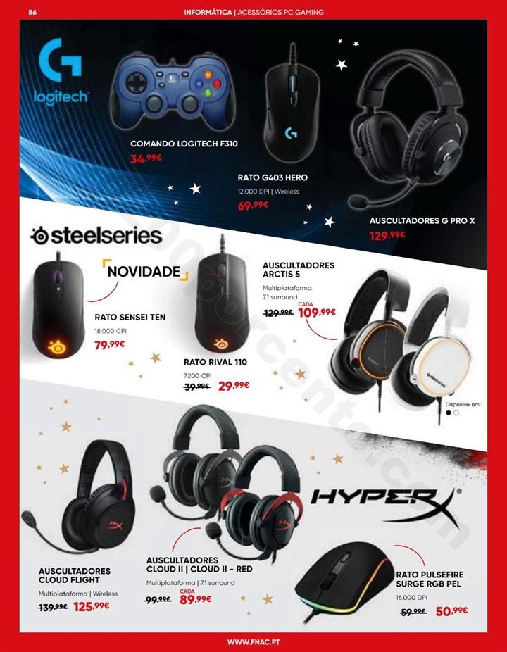 Antevisão Folheto FNAC Natal Tecnologia Promoçõ