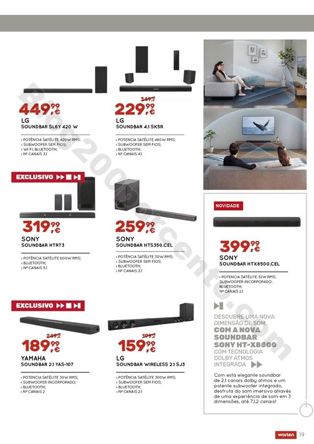 Antevisão Folheto WORTEN Especial Tv &amp; Audiio Pro
