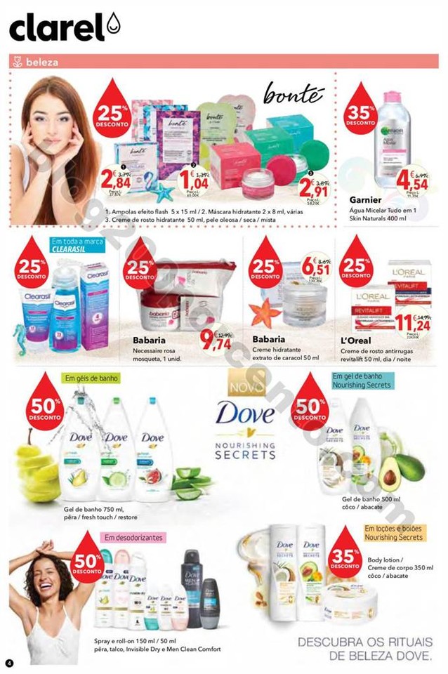 Antevisão Folheto CLAREL Promoções de 6 a 26 ju