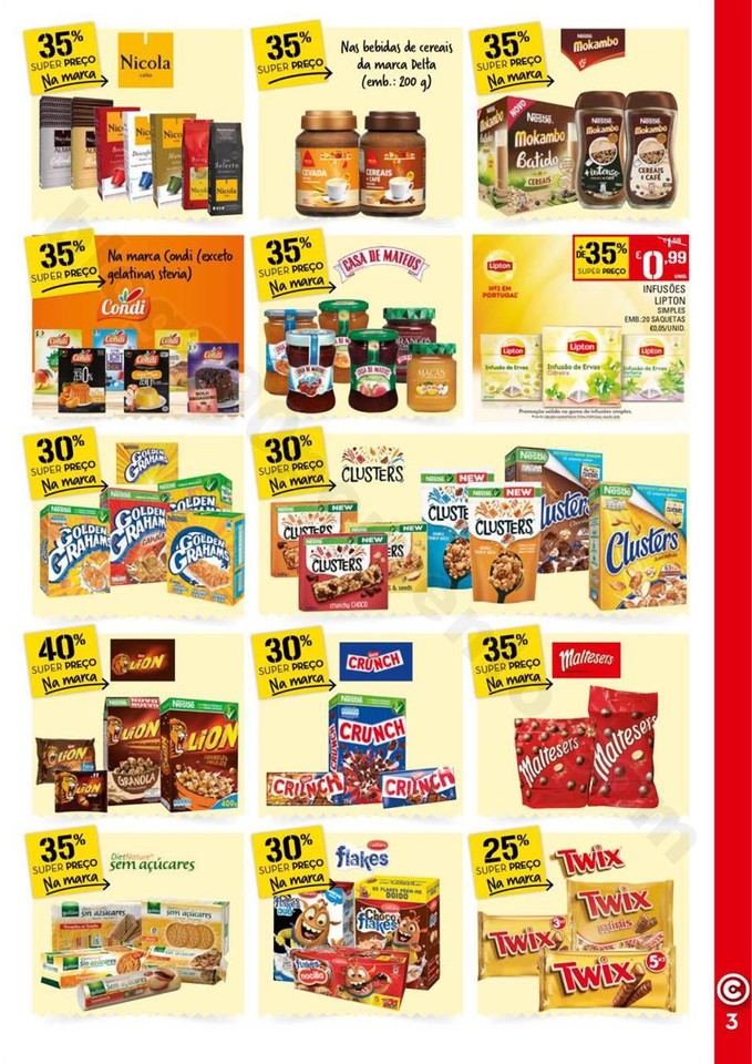 Antevisão folheto CONTINENTE Grandes Marcas 3 out