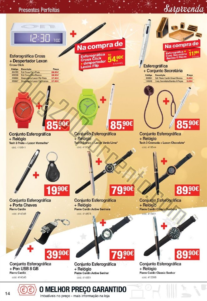 Antevisão Folheto STAPLES Natal promoções de 26