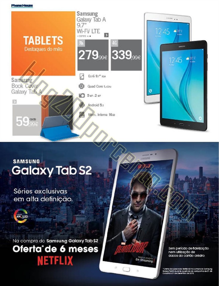 Novo Folheto PHONE HOUSE Natal promoções de 30 n