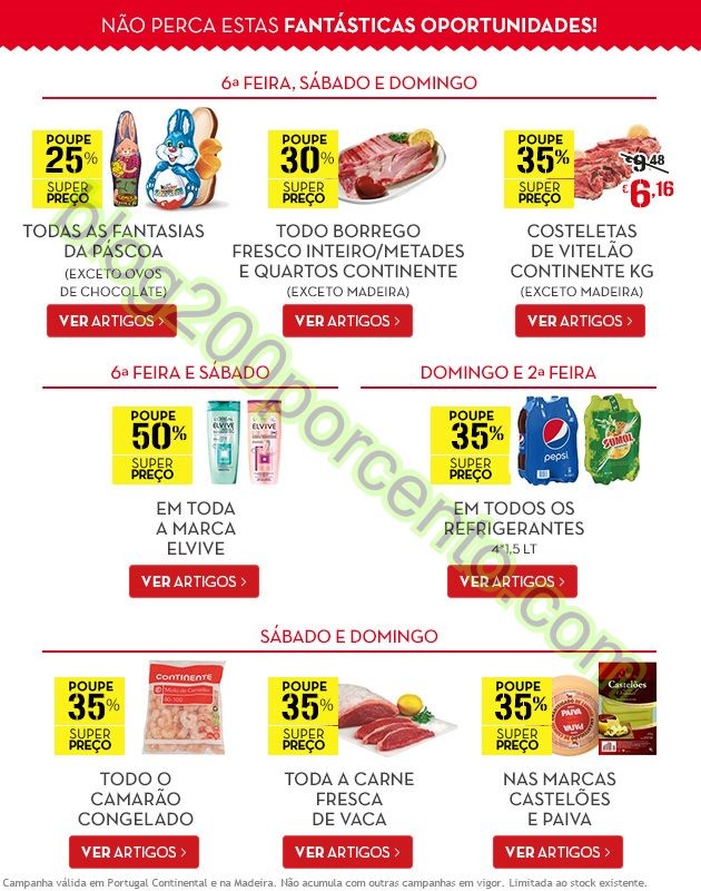 Antevisão Promoções Extra CONTINENTE Fim de sem