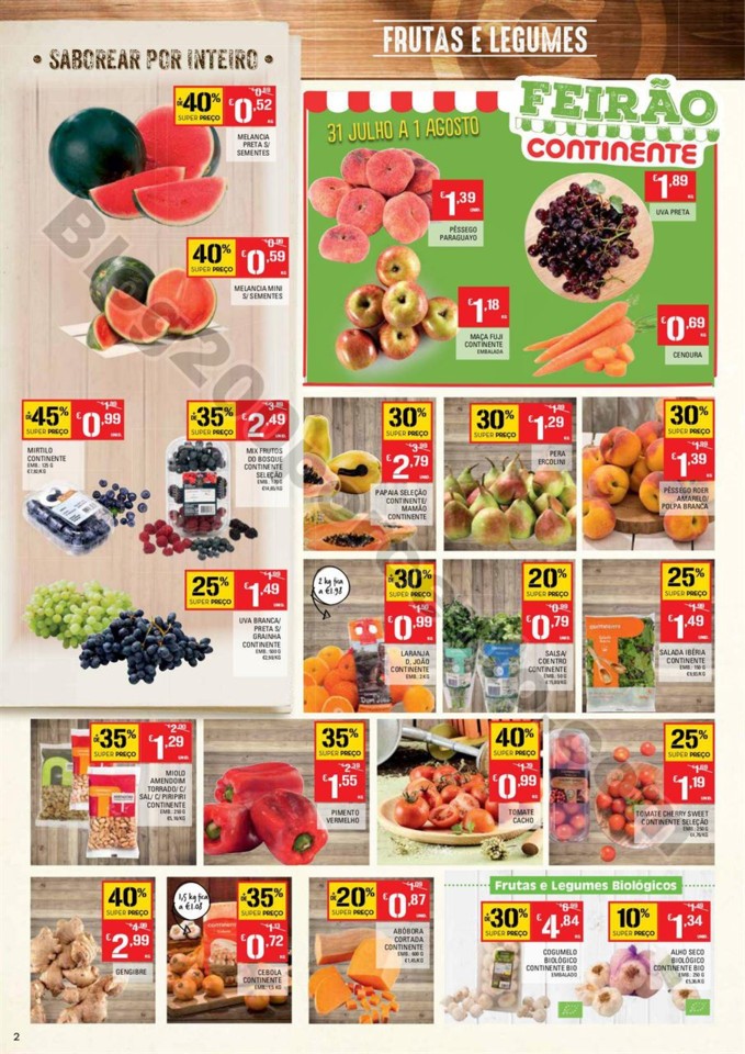 Antevisão Folheto CONTINENTE Promoções de 31 ju