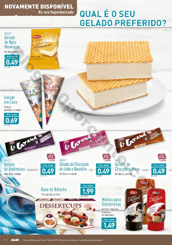 Antevisão Folheto ALDI Promoções a partir de 4 