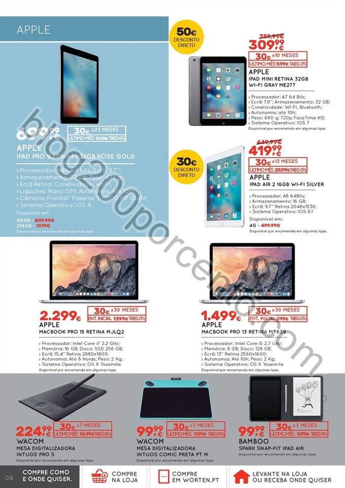 Novo Folheto WORTEN Tecnologia promoções de 6 a 