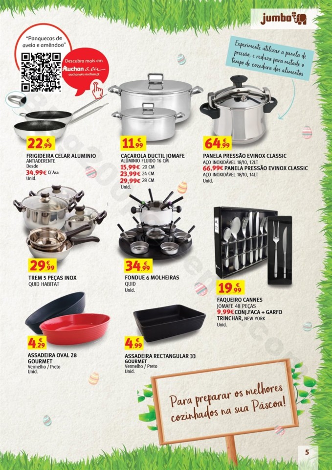 Antevisão Folheto JUMBO Catálogo Páscoa promoç